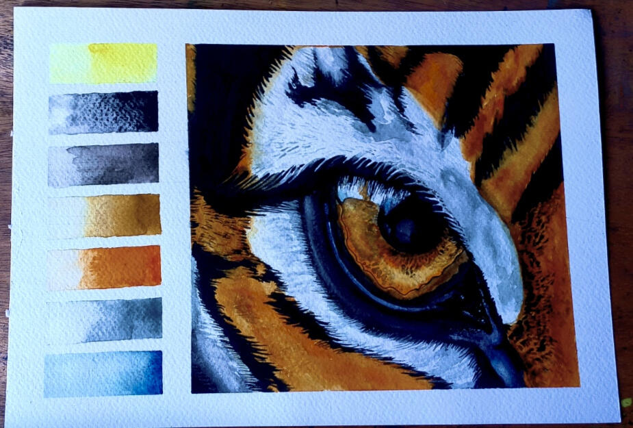 teyegr post stroke watercolours