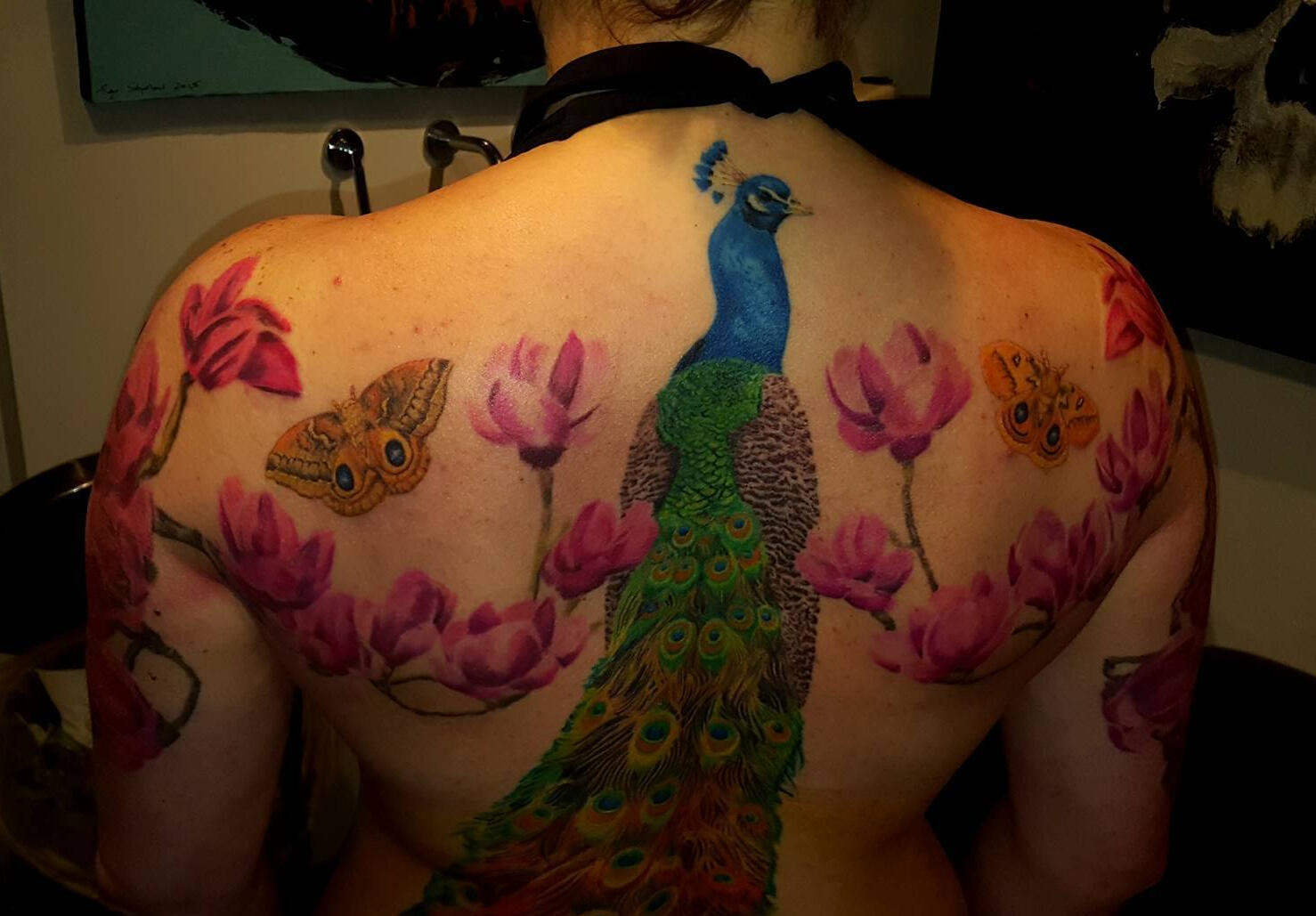 Caz's back