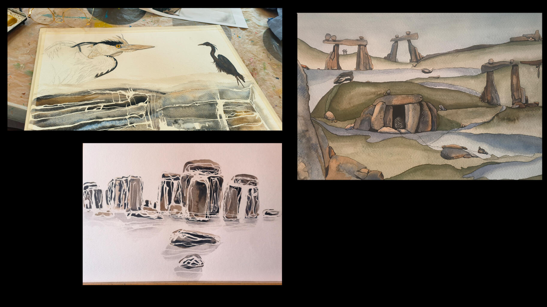 progressing with watercolours